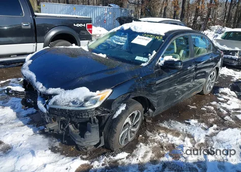 2017 Honda Accord Ex-L from USA, damaged, VIN 1HGCR2F84HA049947